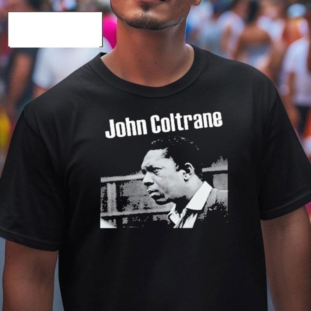 John Coltrane Photo Shirt Black